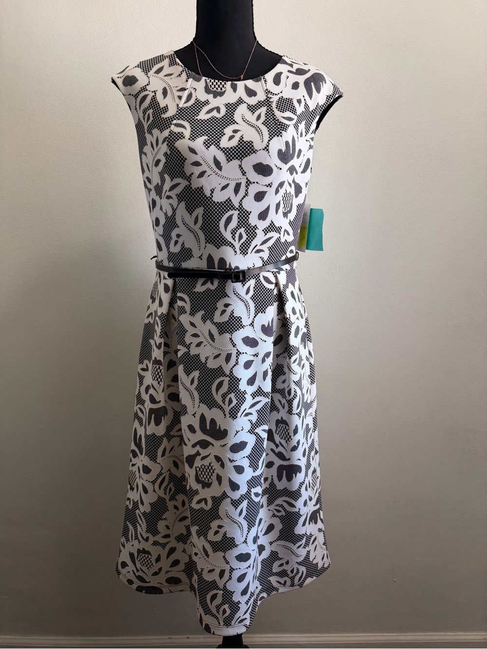 A-Line Dress with Belt